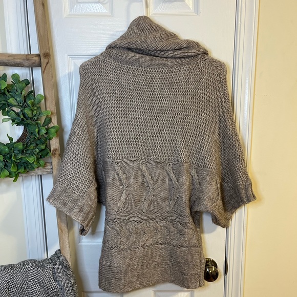 BCBGeneration Knit Turtleneck Short Sleeve Sweater - Picture 2 of 6